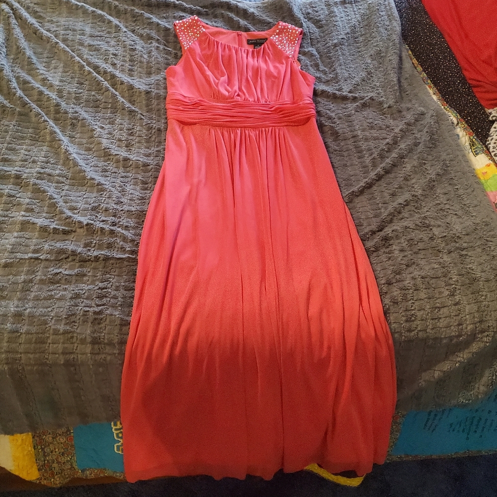 Pink Floor Length Dress